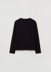 Ovs Girls Everywhere Print Long Sleeve T-Shirt